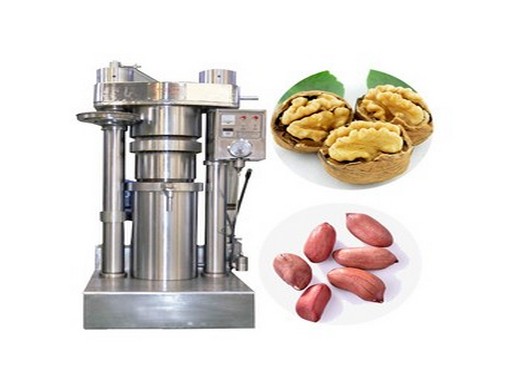 start an automatic groundnut oil processing line