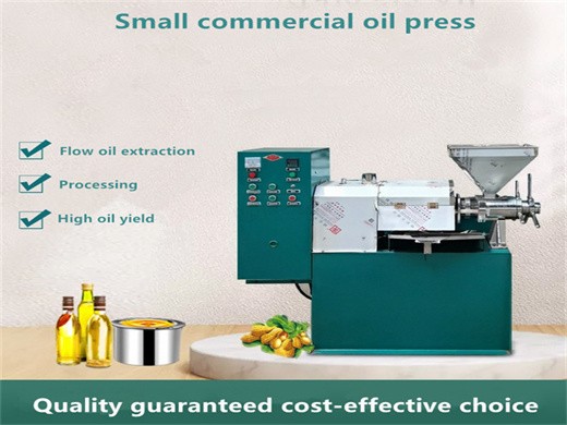 crude sunflower seed oil press – gradoil press in angola