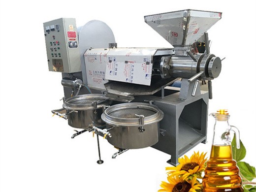 sunflower rbd cooking oil machine sunflower oil press in honduras