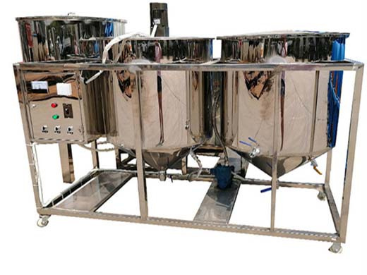 manufacture crude palm oil refining machine low cost price