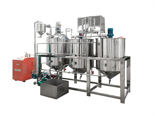 large groundnut oil refining machine unit