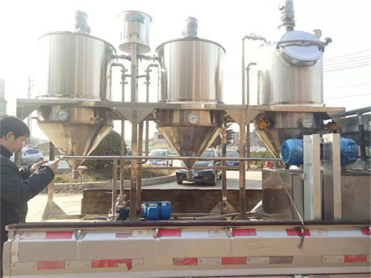 new condition and full automatic palm/palm kernel oil refining