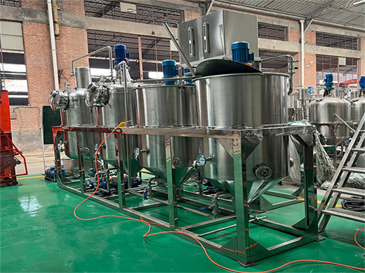 oil production equipment refined sunflower oil press machine