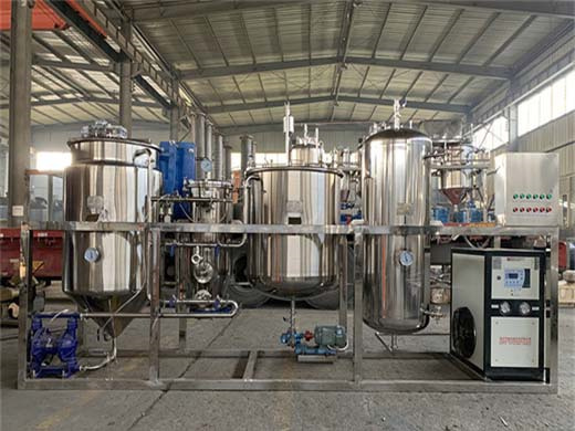 vegetable oil refining process machine production cooking