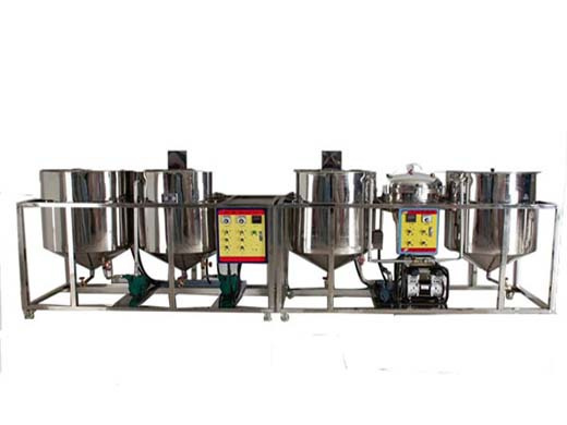 hot sales edible oil refining process machine price history