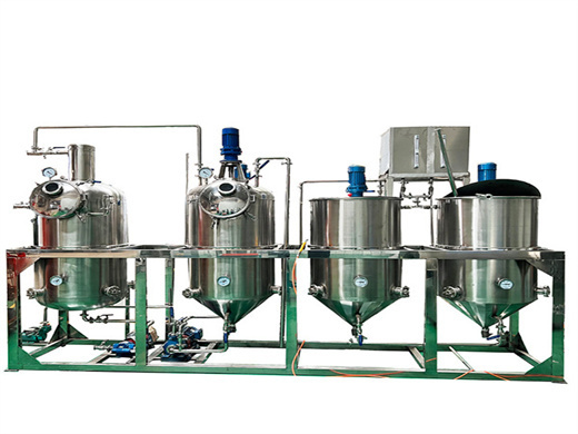 seed oil extraction machine cooking oil refining plant in the united arab emirates