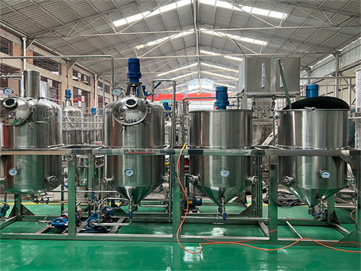 soybean oil refinery machine with dewaxing process in african